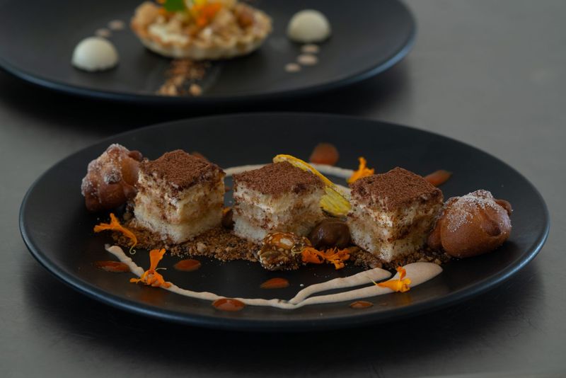 Passed appetizers served at a polished business event