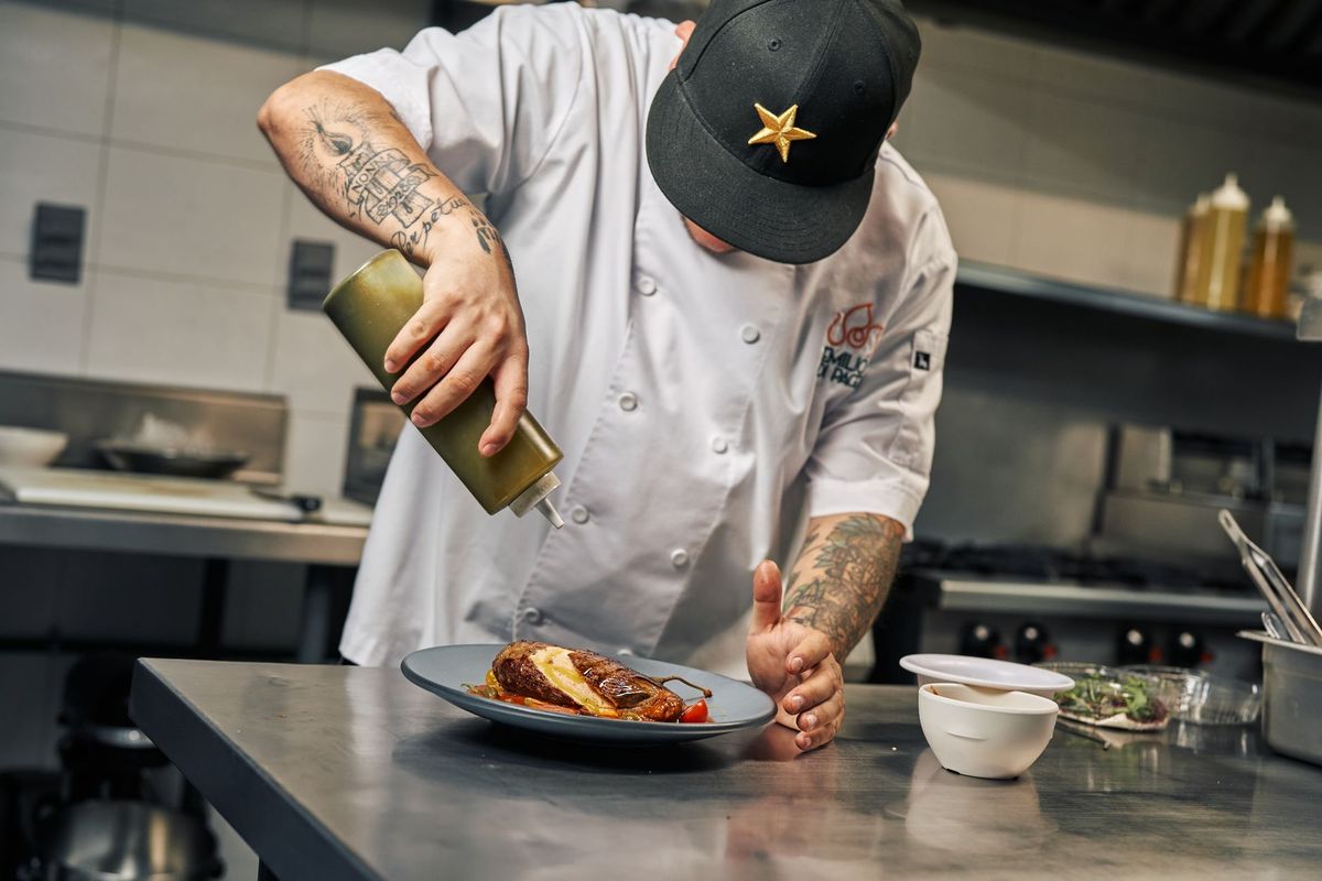 Fresh seasonal ingredients prepared for a custom private chef menu